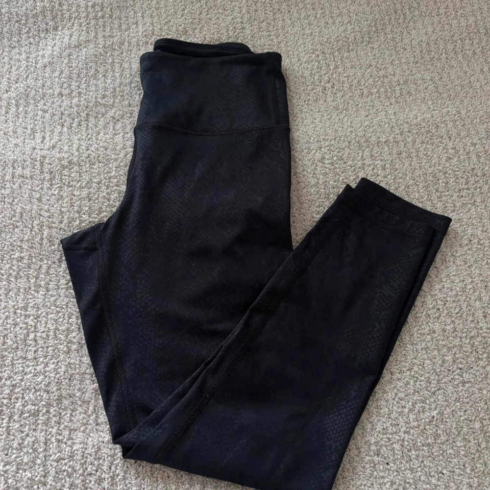 Black snake print Leggings